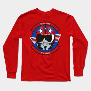 Wolfman Helmet Long Sleeve T-Shirt